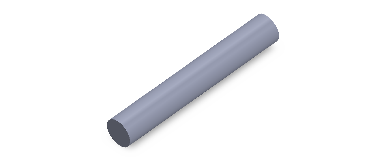 Perfil de Silicona CS5015,5 - formato tipo Cordón - forma de tubo