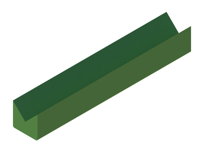 Perfil de Silicona P914AU - formato tipo Cuernos - forma irregular