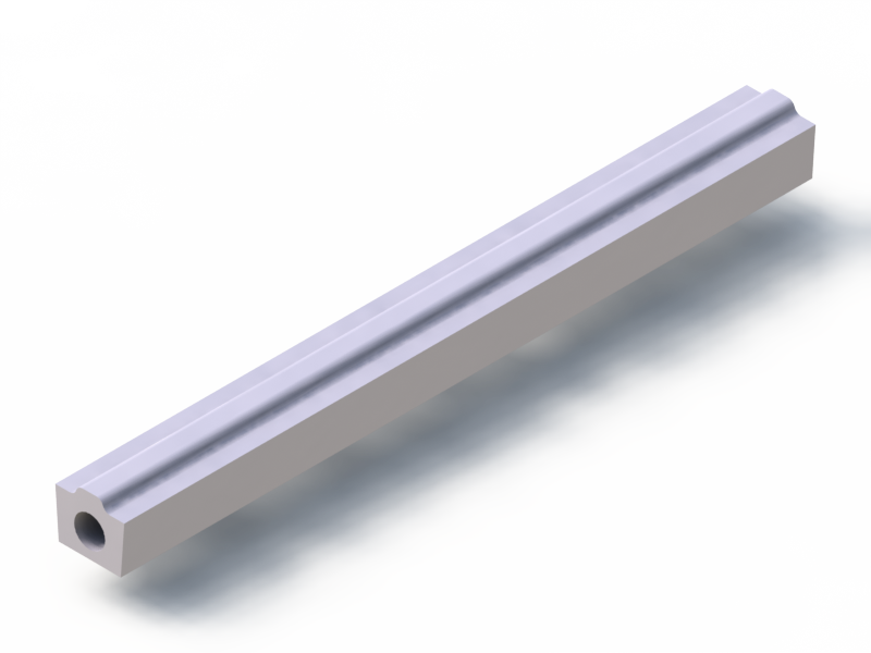 Perfil de Silicona P94910A - formato tipo D - forma irregular
