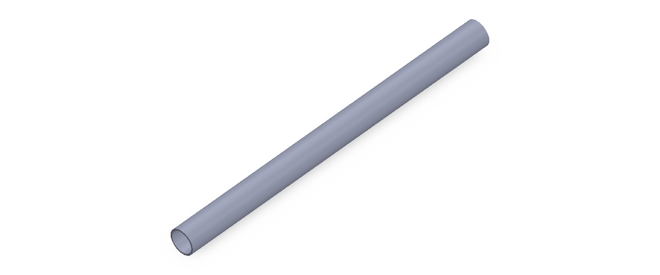 Perfil de Silicona TS4007,506,5 - formato tipo Tubo - forma de tubo