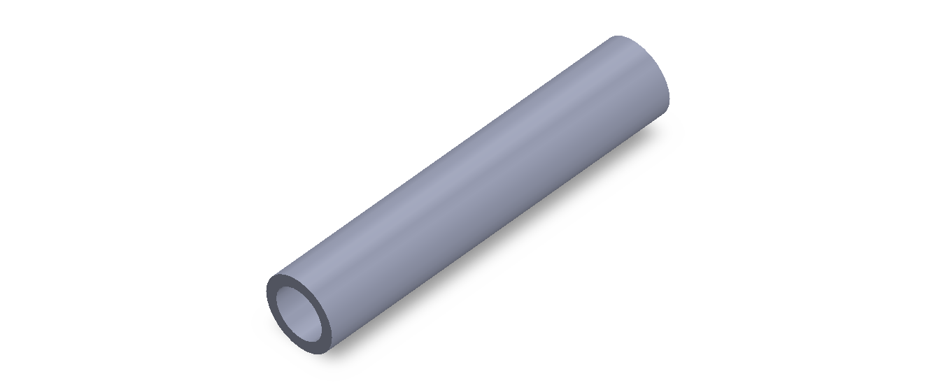 Perfil de Silicona TS4019,513,5 - formato tipo Tubo - forma de tubo