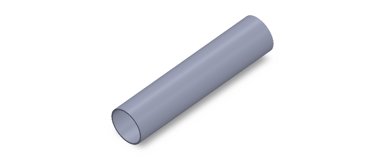 Perfil de Silicona TS4022,520,5 - formato tipo Tubo - forma de tubo