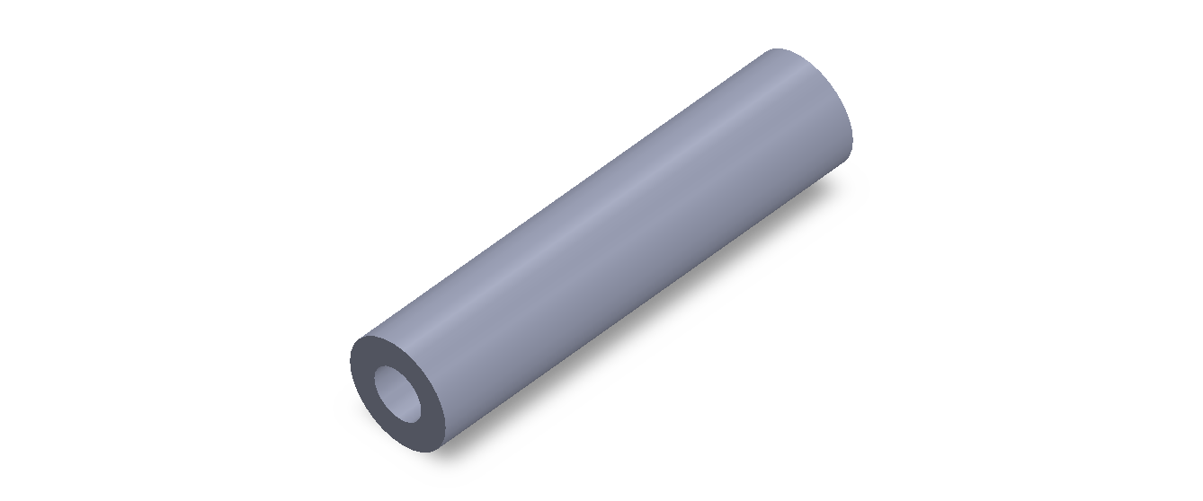 Perfil de Silicona TS4023,511,5 - formato tipo Tubo - forma de tubo
