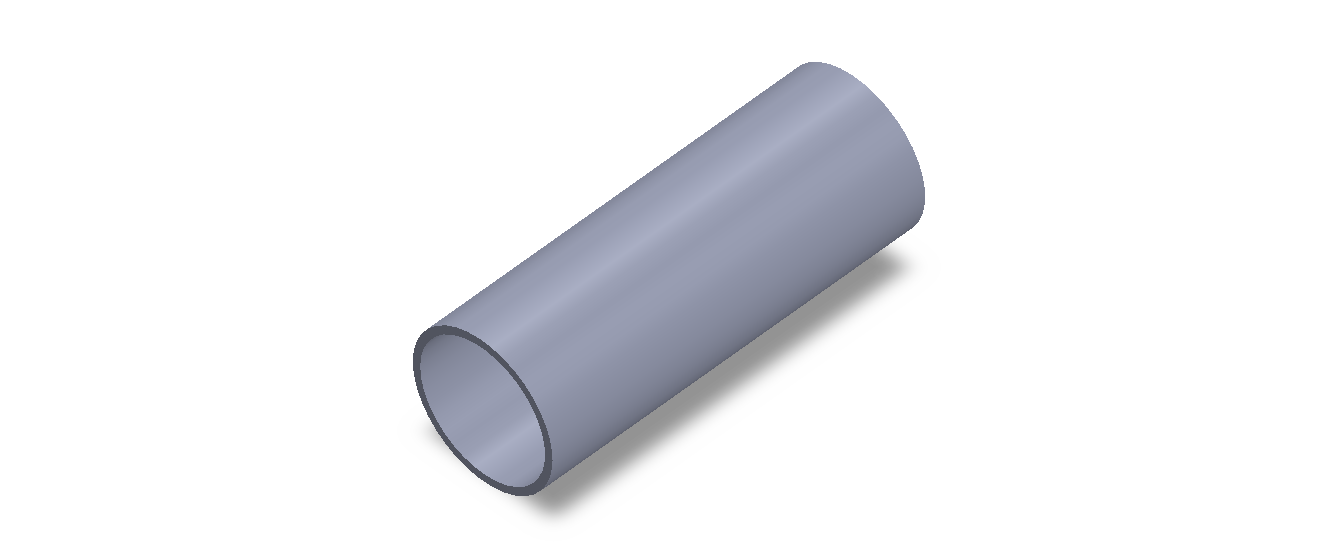 Perfil de Silicona TS4037,533,5 - formato tipo Tubo - forma de tubo
