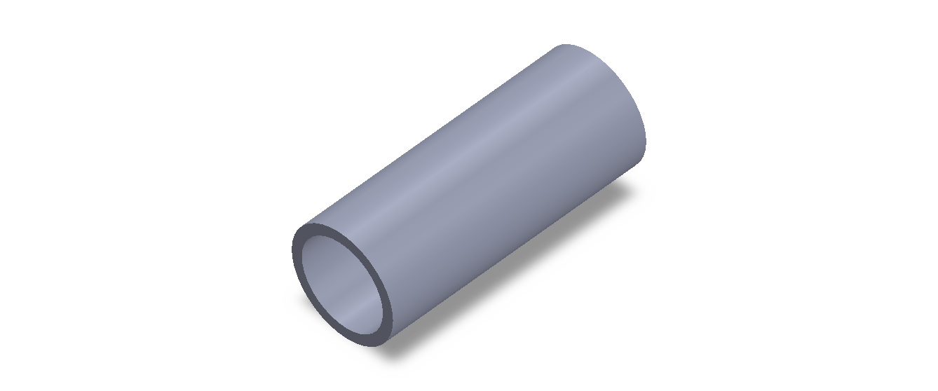 Perfil de Silicona TS404032 - formato tipo Tubo - forma de tubo