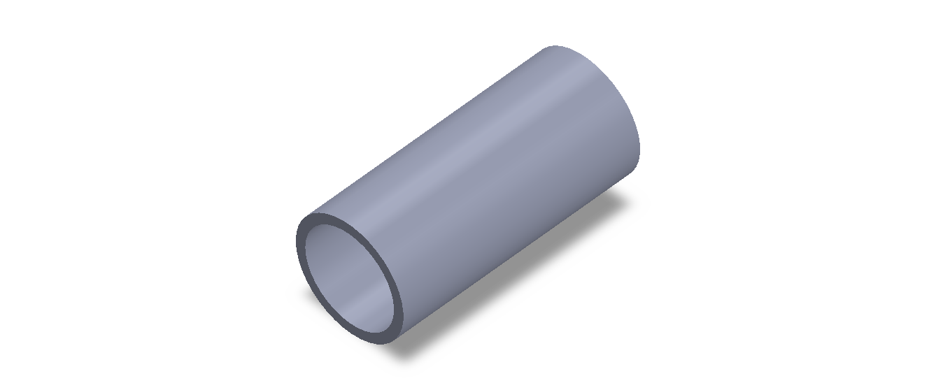 Perfil de Silicona TS4045,537,5 - formato tipo Tubo - forma de tubo