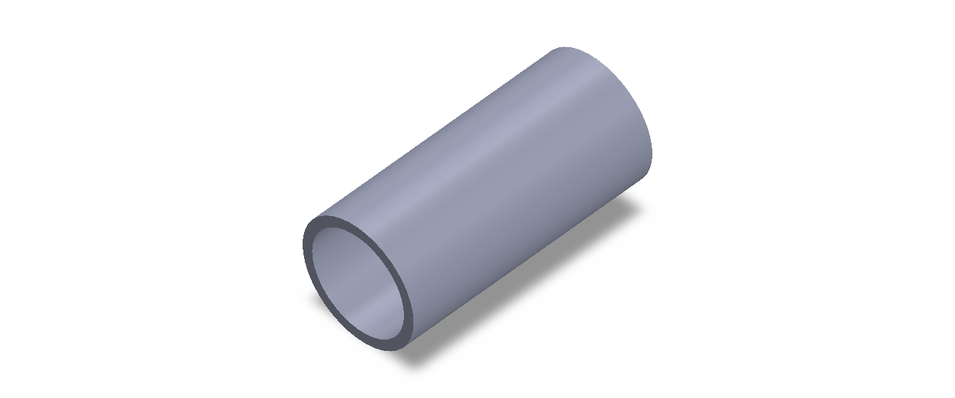 Perfil de Silicona TS4046,538,5 - formato tipo Tubo - forma de tubo