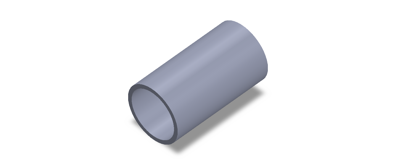 Perfil de Silicona TS405547 - formato tipo Tubo - forma de tubo