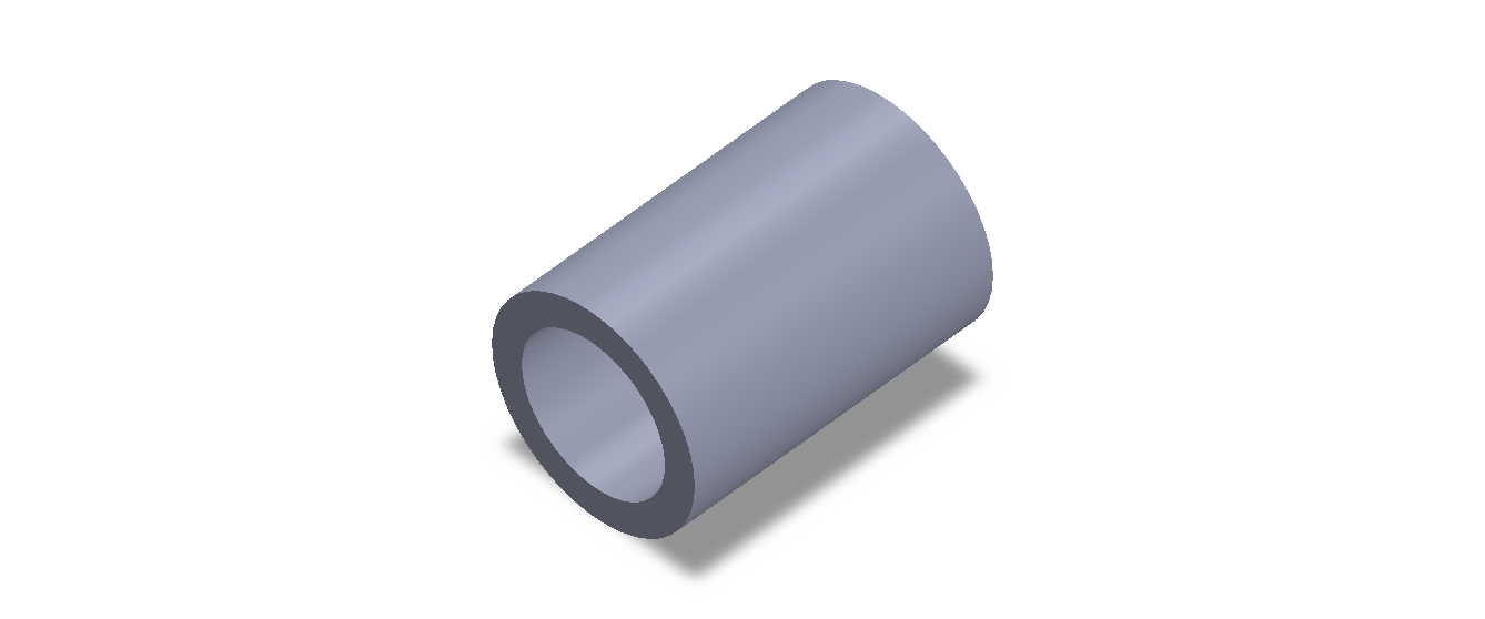Perfil de Silicona TS406848 - formato tipo Tubo - forma de tubo