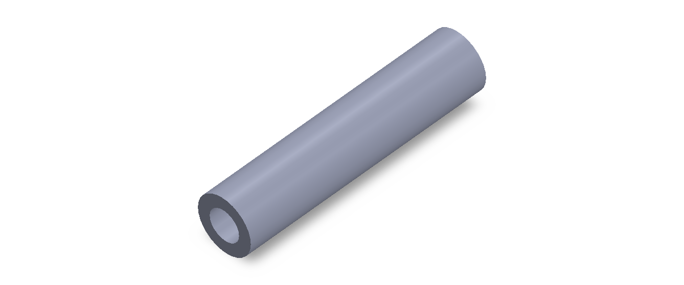 Perfil de Silicona TS5022,512,5 - formato tipo Tubo - forma de tubo