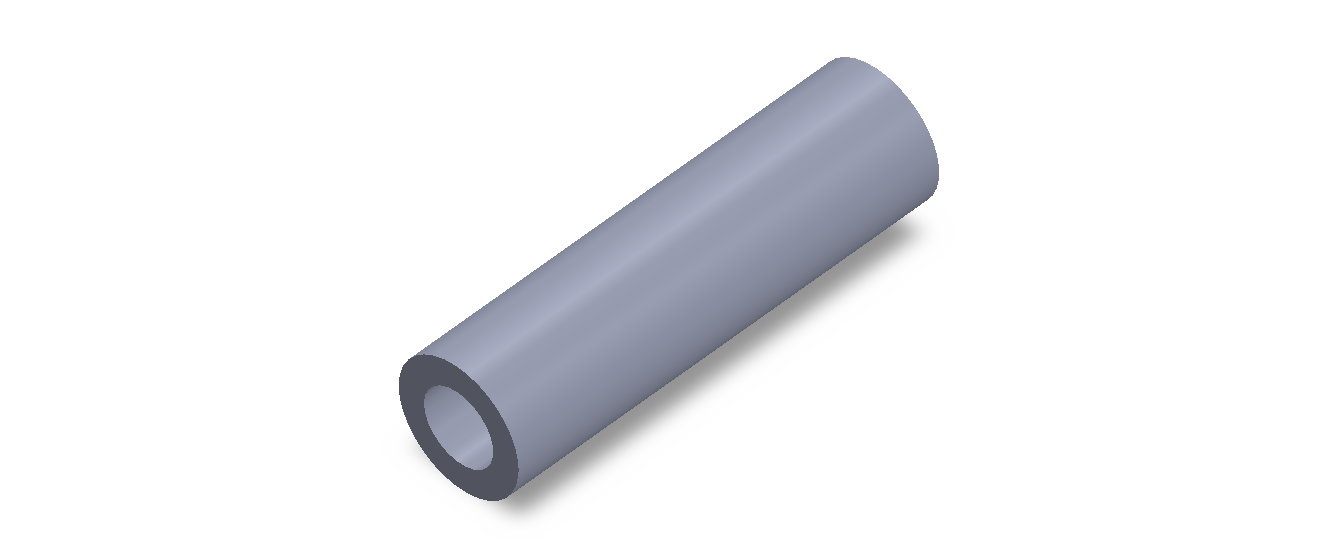 Perfil de Silicona TS5028,516,5 - formato tipo Tubo - forma de tubo