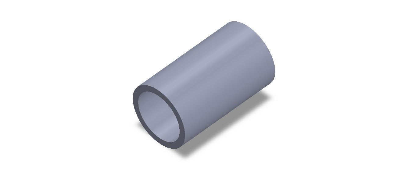 Perfil de Silicona TS505846 - formato tipo Tubo - forma de tubo