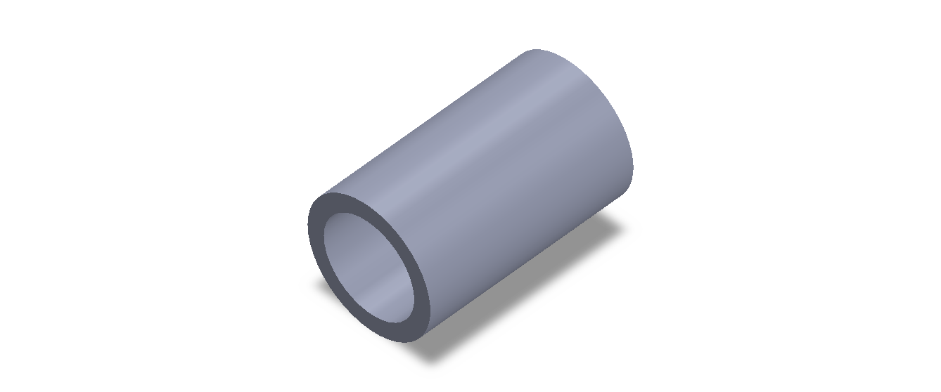 Perfil de Silicona TS5060,544,5 - formato tipo Tubo - forma de tubo