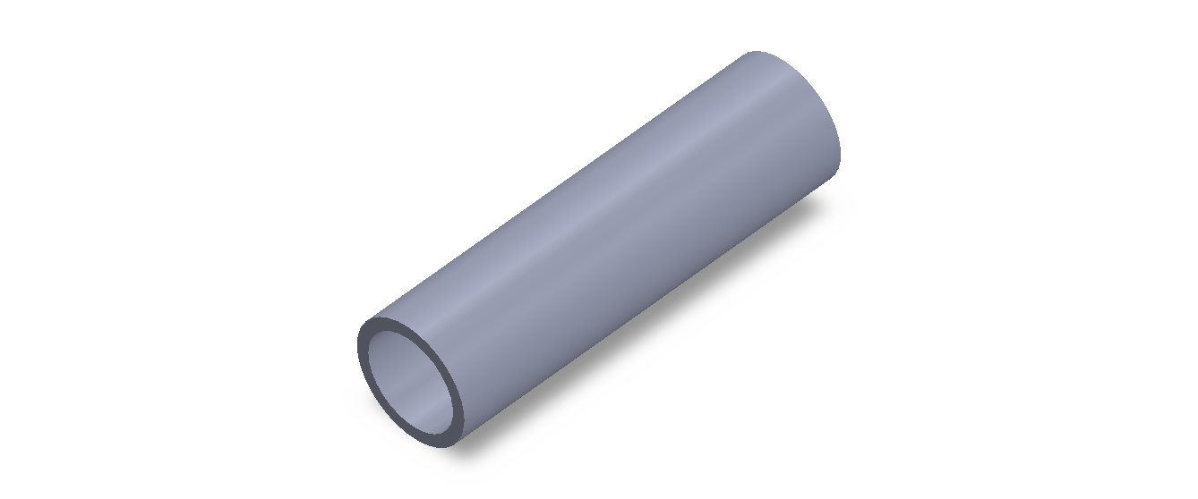 Perfil de Silicona TS6028,522,5 - formato tipo Tubo - forma de tubo