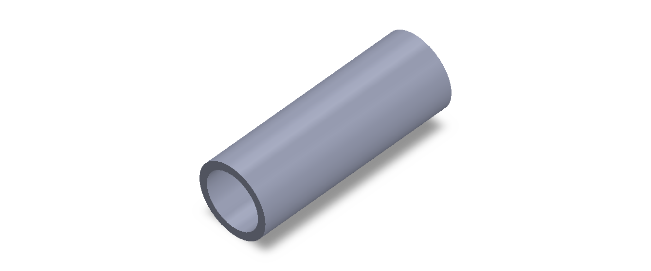 Perfil de Silicona TS6035,527,5 - formato tipo Tubo - forma de tubo