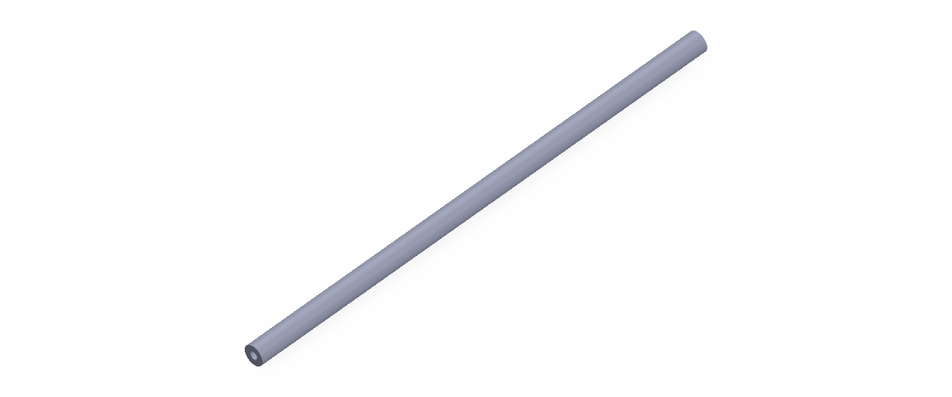 Perfil de Silicona TS700401,5 - formato tipo Tubo - forma de tubo