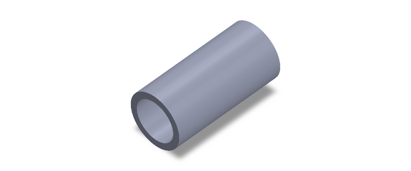 Perfil de Silicona TS704836 - formato tipo Tubo - forma de tubo