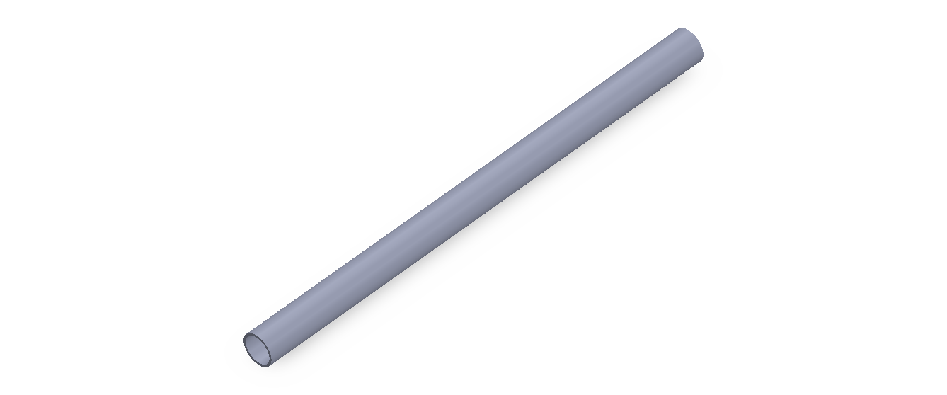 Perfil de Silicona TS8006,505,5 - formato tipo Tubo - forma de tubo
