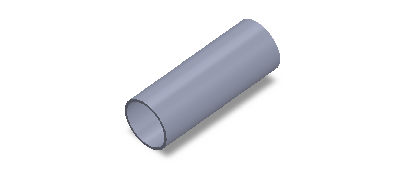 Perfil de Silicona TS803733 - formato tipo Tubo - forma de tubo