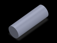 Perfil de Silicona CS6033,5 - formato tipo Cordón - forma de tubo