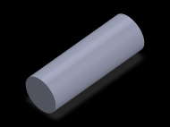 Perfil de Silicona CS8034 - formato tipo Cordón - forma de tubo