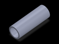 Perfil de Silicona TS403527 - formato tipo Tubo - forma de tubo
