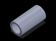 Perfil de Silicona TS4050,534,5 - formato tipo Tubo - forma de tubo