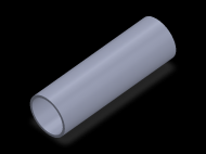 Perfil de Silicona TS5031,527,5 - formato tipo Tubo - forma de tubo