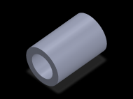 Perfil de Silicona TS5066,542,5 - formato tipo Tubo - forma de tubo