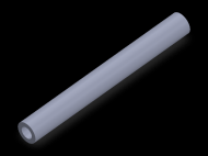 Perfil de Silicona TS6011,506,5 - formato tipo Tubo - forma de tubo