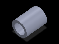 Perfil de Silicona TS807450 - formato tipo Tubo - forma de tubo