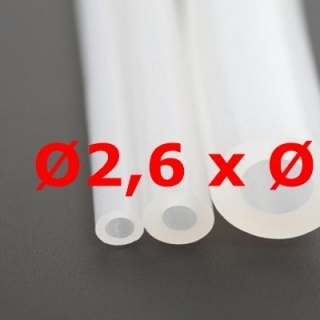 Tuyau silicone transparent 6x12mm (L=50m) de tuyaux en silicone transparent